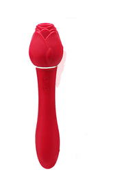 Wild Rose Suction Vibrator - Red-Vibrators-Icon Brands-Andy's Adult World