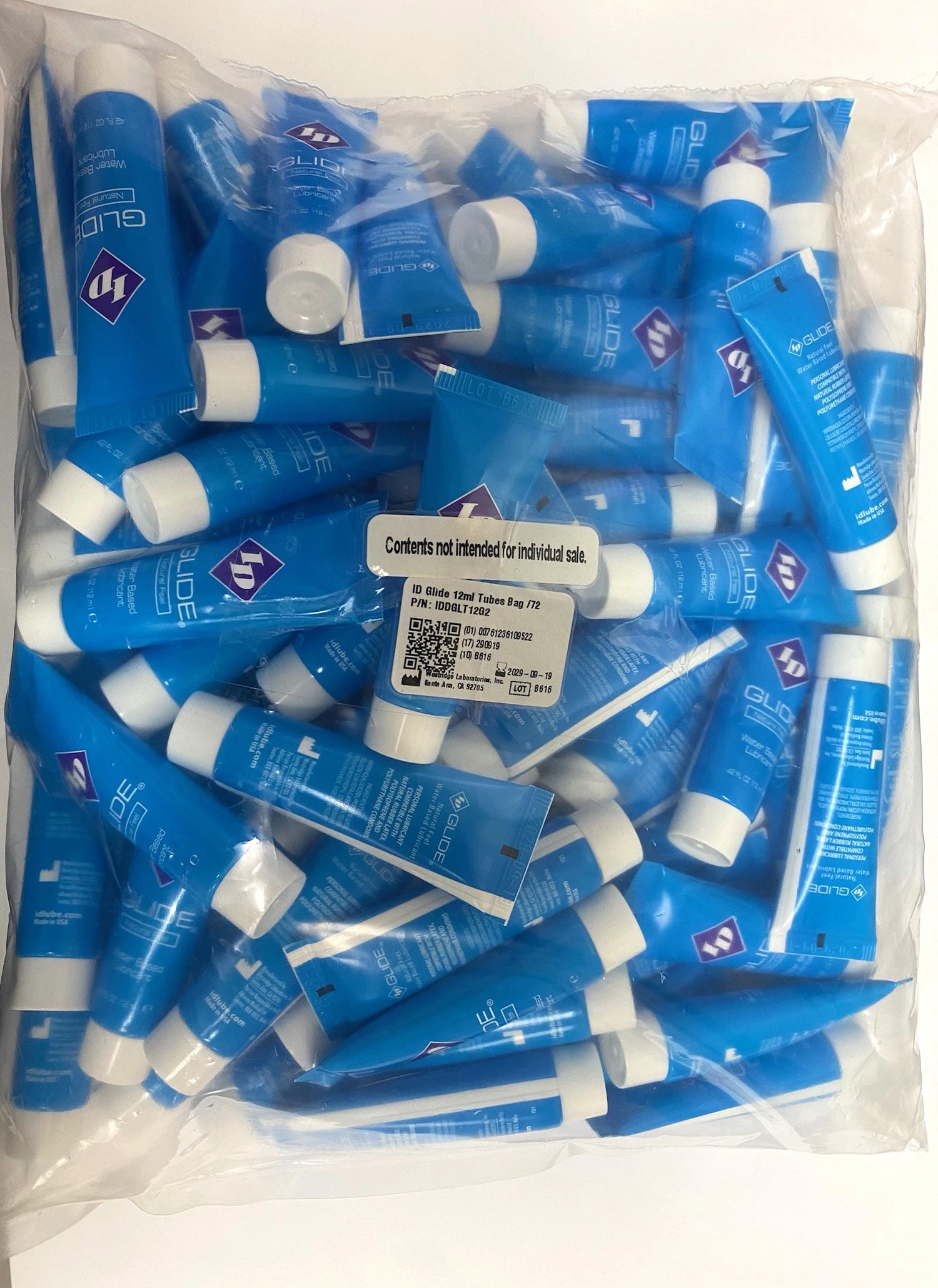 Glide 12ml Tubes - Bag of 72-Lubricants Creams & Glides-I.D. Lubricants-Andy's Adult World