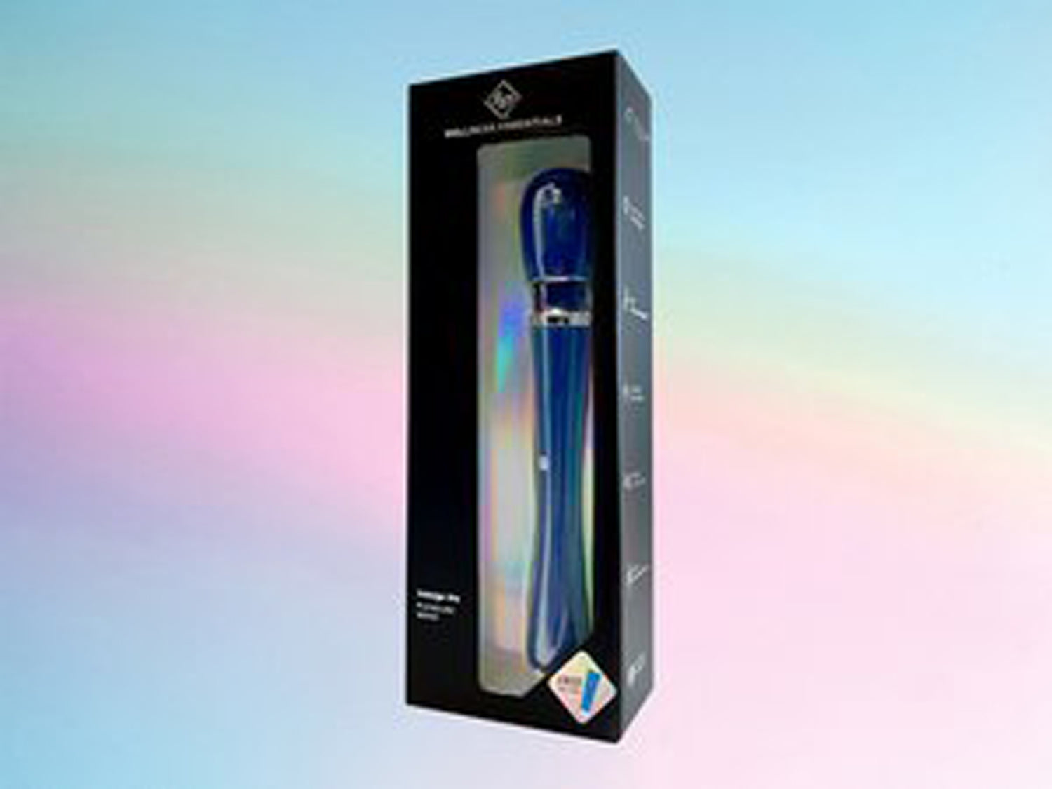 Indulge Me Pleasure Wand - Blue-Vibrators-I.D. Lubricants-Andy's Adult World