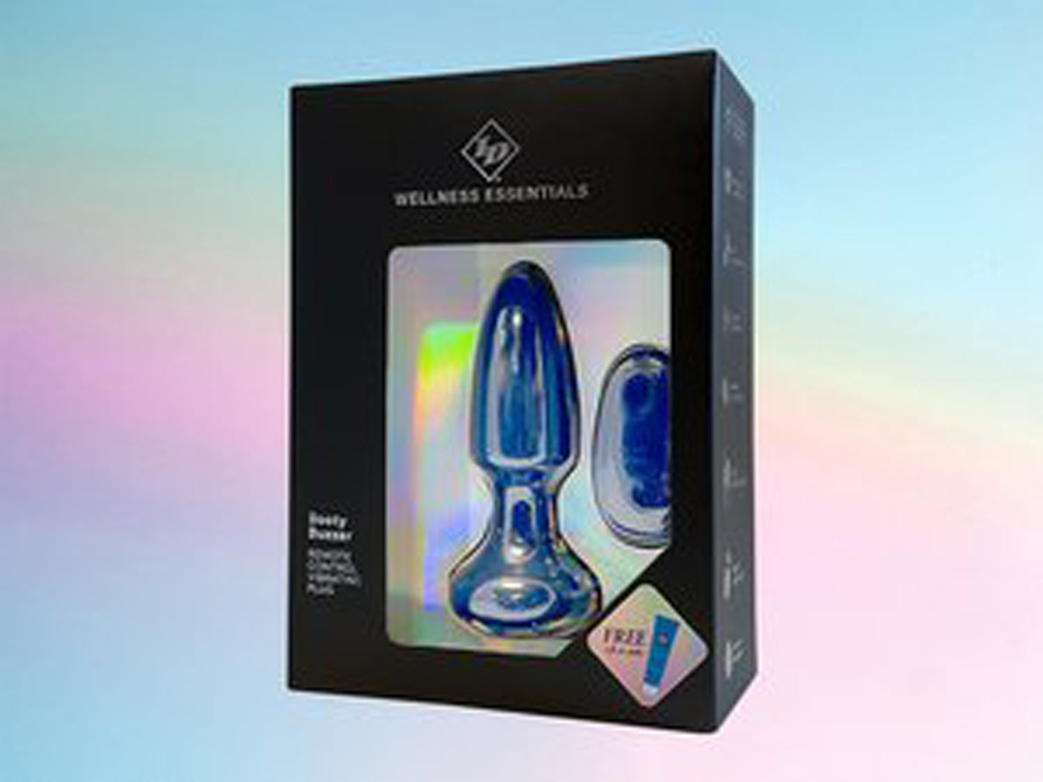 Booty Buzzer Remote Control Vibrating Plug - Blue-Anal Toys & Stimulators-I.D. Lubricants-Andy's Adult World