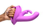 10x Come Hither Rocket Silicone Vibrator - Purple-Vibrators-XR Brands inmi-Andy's Adult World