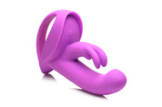 10x Come Hither Rocket Silicone Vibrator - Purple-Vibrators-XR Brands inmi-Andy's Adult World