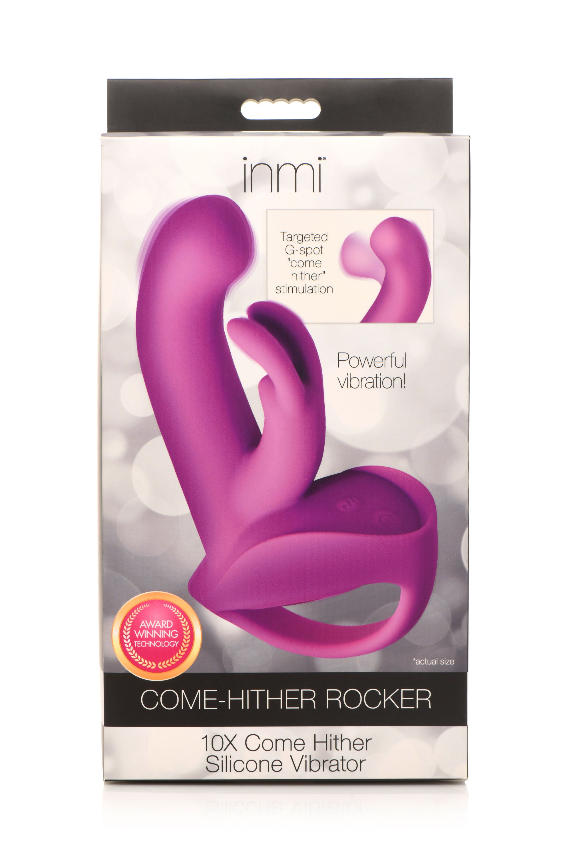 10x Come Hither Rocket Silicone Vibrator - Purple-Vibrators-XR Brands inmi-Andy's Adult World