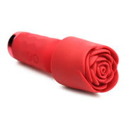 Pleasure Rose-Petite Mini Silicone Rose Wand - Red-Massagers-XR Brands inmi-Andy's Adult World