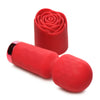 Pleasure Rose-Petite Mini Silicone Rose Wand - Red-Massagers-XR Brands inmi-Andy's Adult World