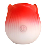 Pulsing Petals Throbbing Rose Stimulator - Red-Clit Stimulators-XR Brands inmi-Andy's Adult World