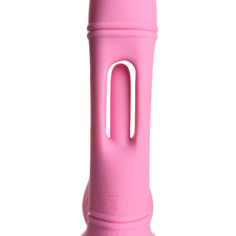 Flickers G-Flick Flicking G-Spot Vibrator With Remote - Pink-Vibrators-XR Brands inmi-Andy's Adult World