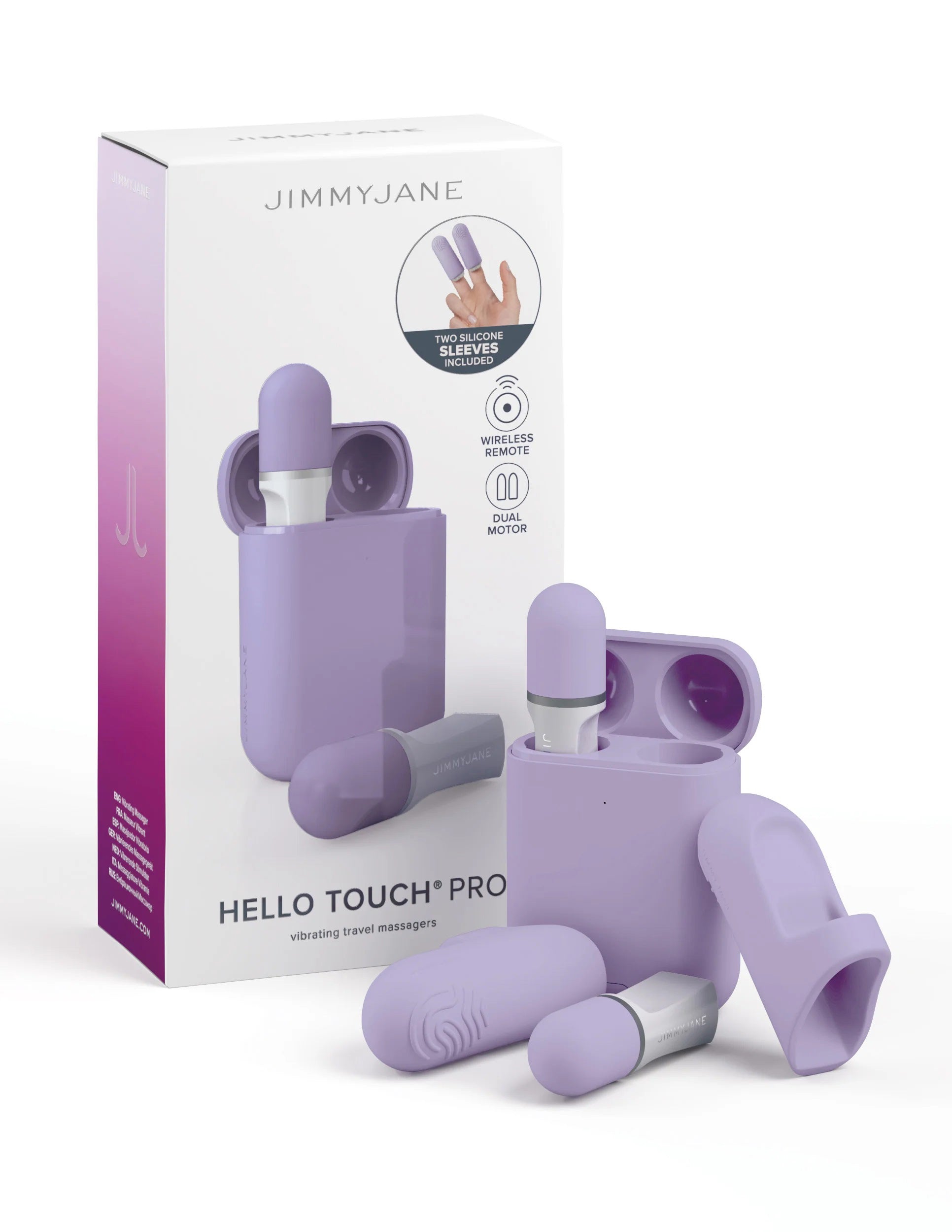 Hello Touch Pro - Lilac-Vibrators-jimmyjane-Andy's Adult World