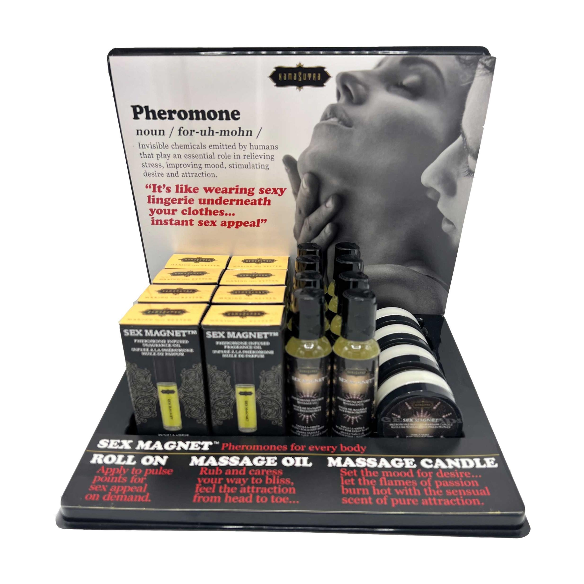 Sex Magnet Pheromone Prepack Display-Massagers-Kama Sutra-Andy's Adult World