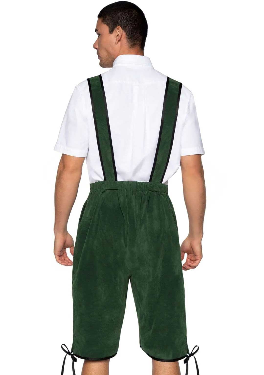 Men's Beerfest Lederhosen Oktoberfest Costume - X-Large - Green-Costumes-Leg Avenue-Andy's Adult World