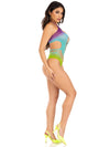 Ombre Halter Bodysuit - One Size - Ocean-Lingerie & Sexy Apparel-Leg Avenue-Andy's Adult World