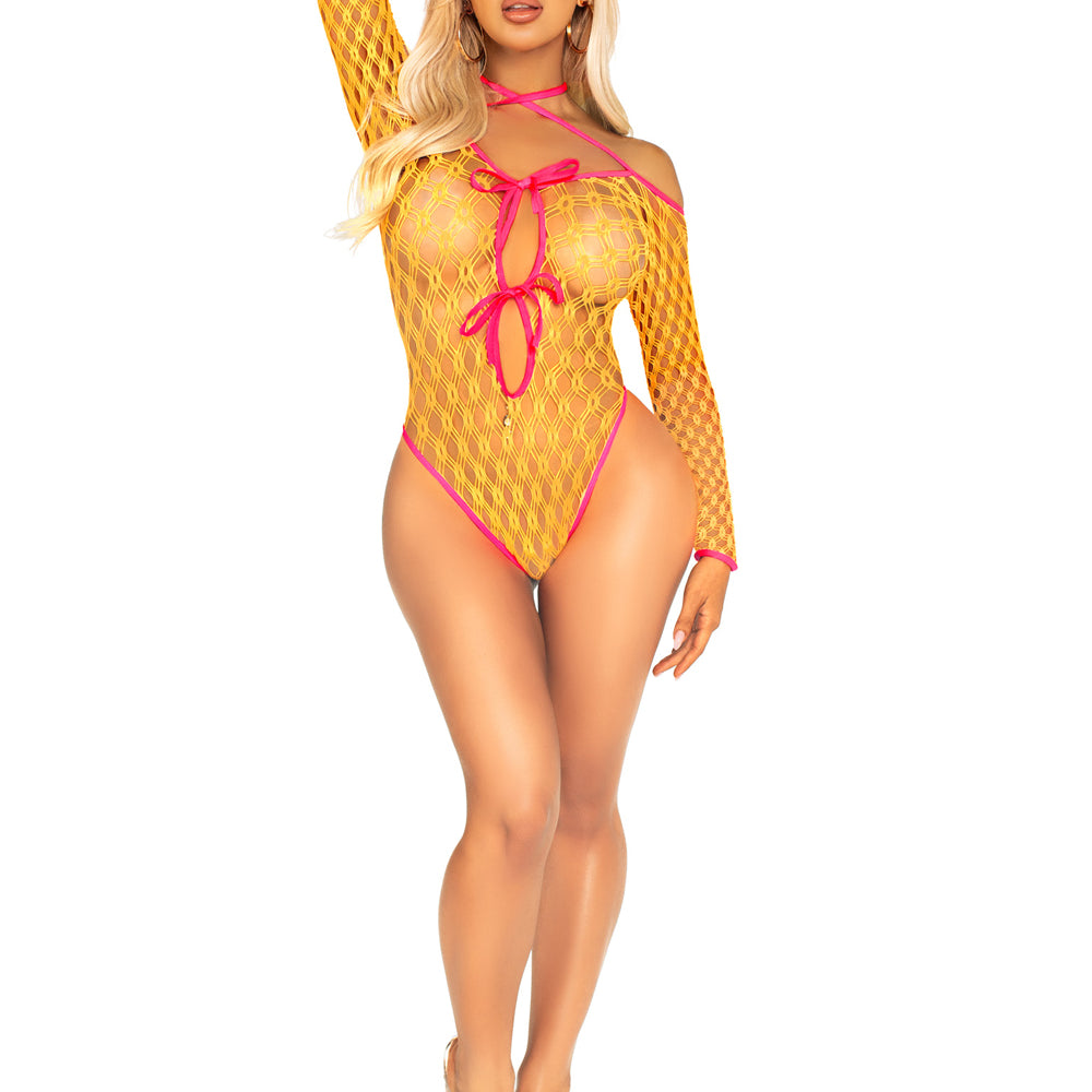 s - Neon Orange-Lingerie & Sexy Apparel-Leg Avenue-Andy's Adult World