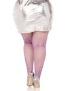 Spandex Industrial Net Tight - 1x/2x - Purple-Lingerie & Sexy Apparel-Leg Avenue-Andy's Adult World