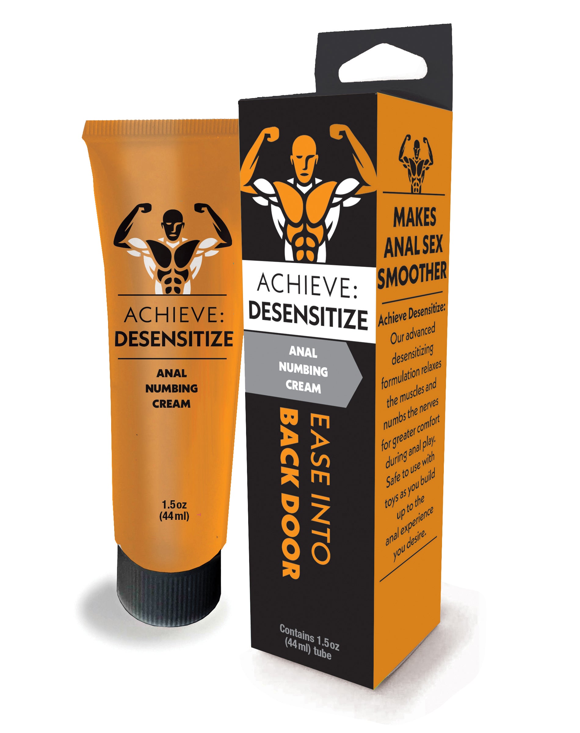 Achieve Desensitize - Anal Numbing Cream 1.5 Oz-Lubricants Creams & Glides-Little Genie-Andy's Adult World