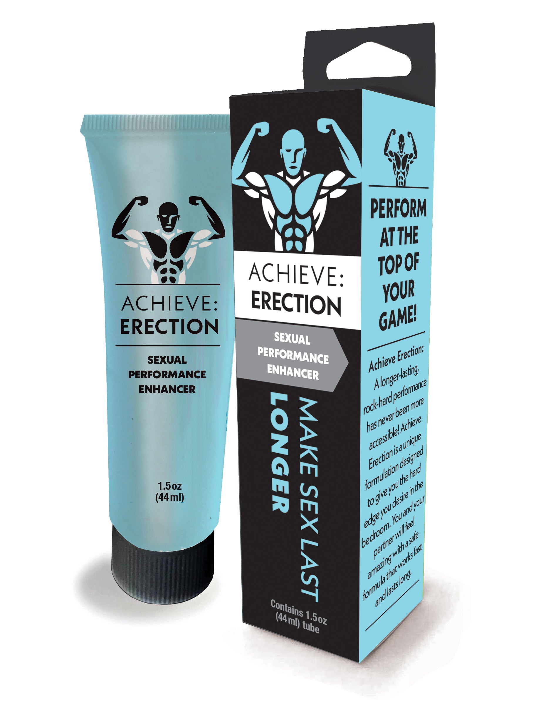 Achieve Erection - Sexual Performance Enhancer 1.5 Oz-Lubricants Creams & Glides-Little Genie-Andy's Adult World