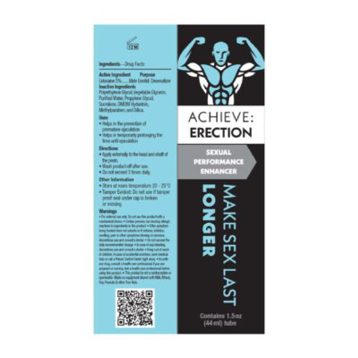 Achieve Erection - Sexual Performance Enhancer 1.5 Oz-Lubricants Creams & Glides-Little Genie-Andy's Adult World