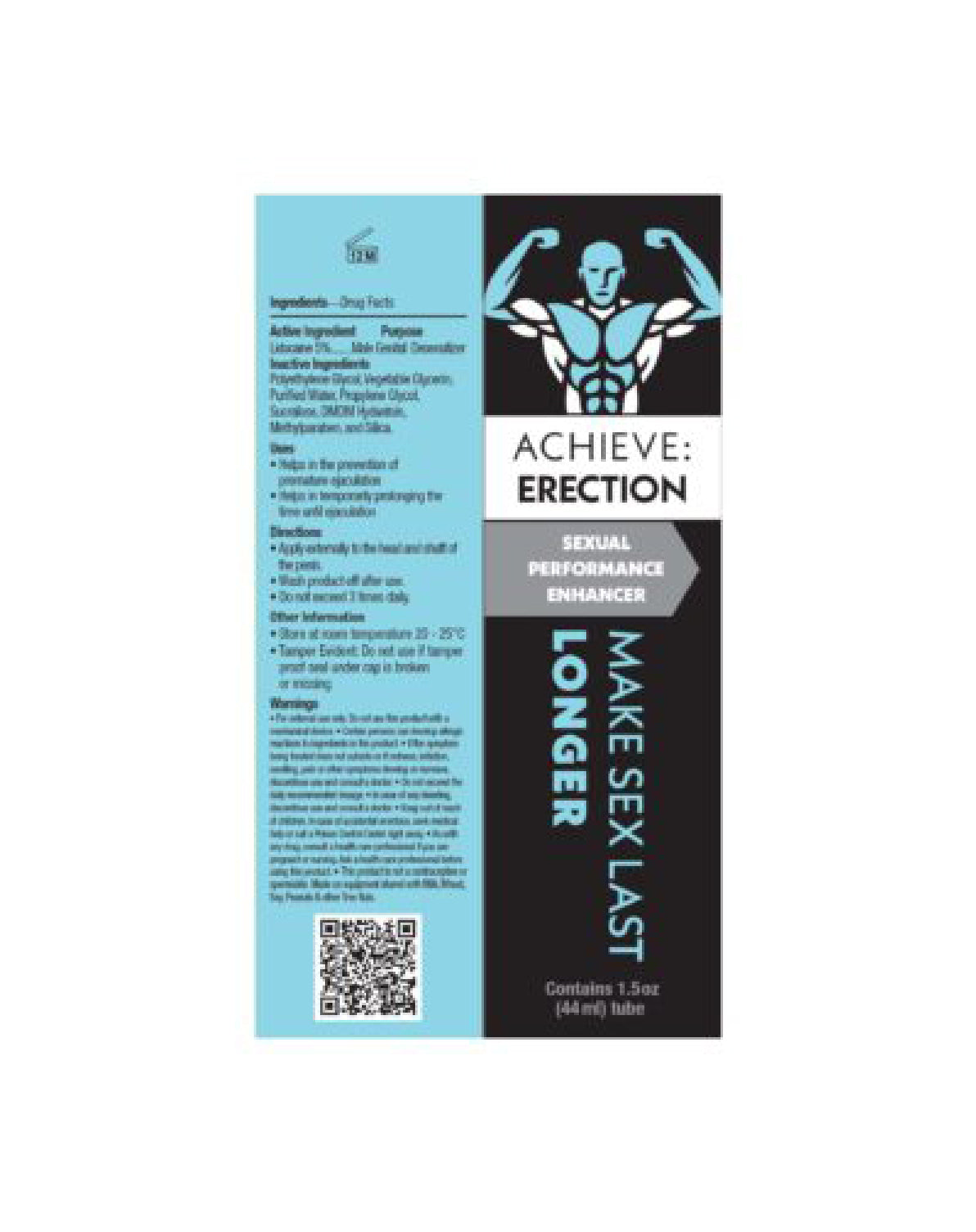 Achieve Erection - Sexual Performance Enhancer 1.5 Oz-Lubricants Creams & Glides-Little Genie-Andy's Adult World