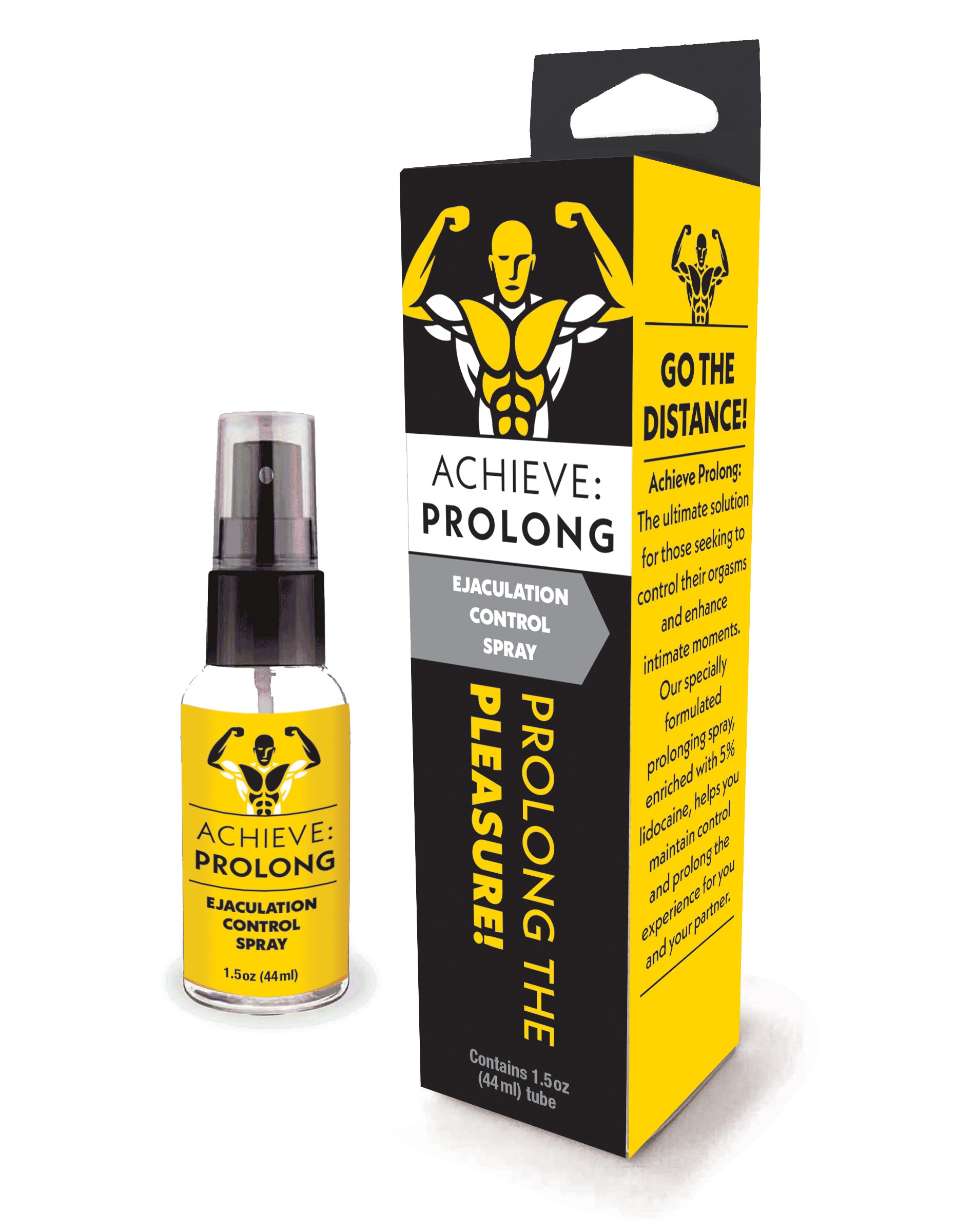 Achieve Prolong - Ejaculation Control Spray 1 Oz-Lubricants Creams & Glides-Little Genie-Andy's Adult World