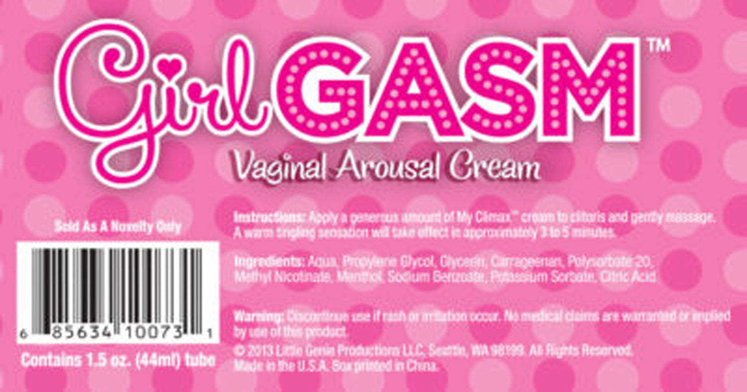 Girlgasm Arousal Cream-Lubricants Creams & Glides-Little Genie-Andy's Adult World