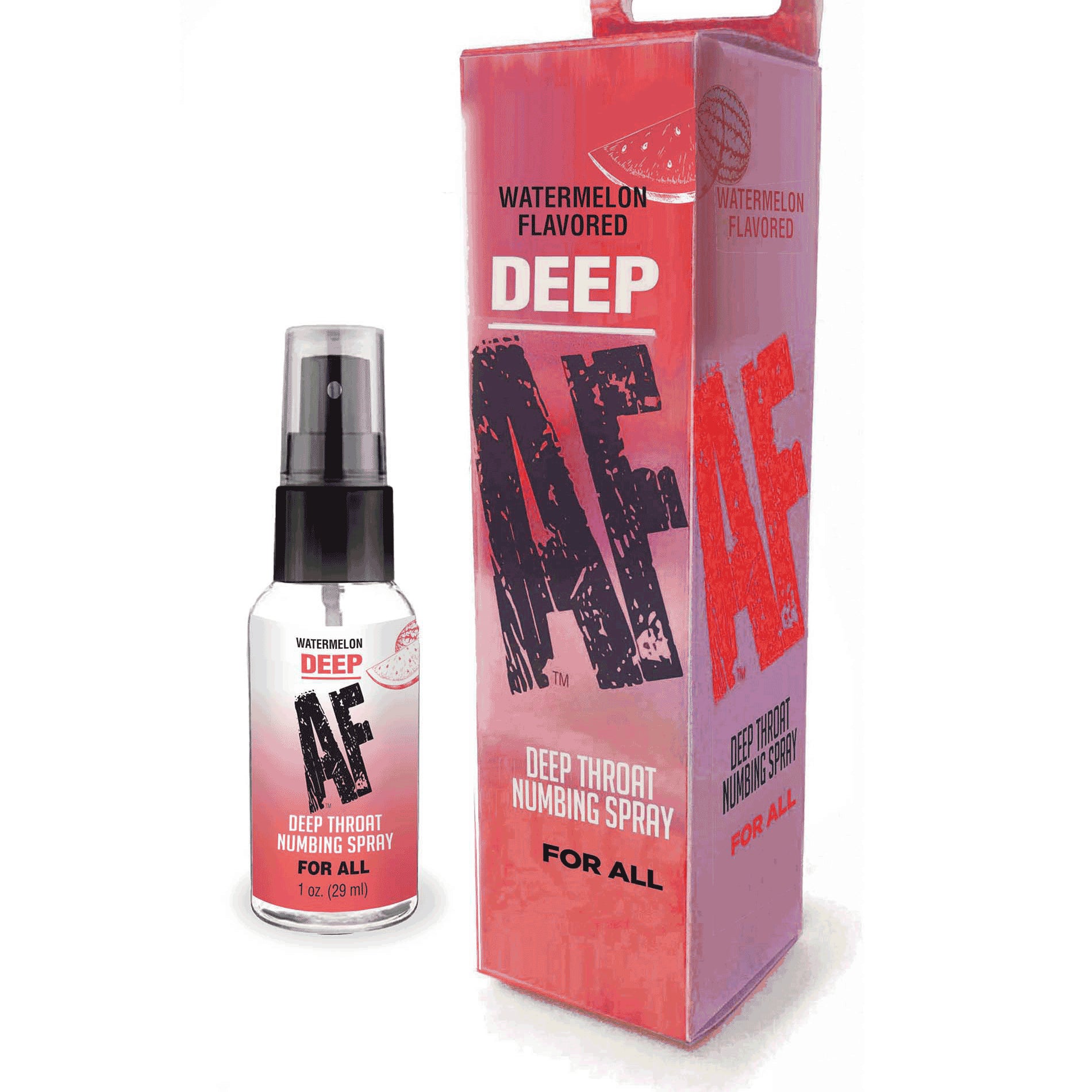 Deep Af Numbing Throat Spray 1 Oz - Watermelon-Lubricants Creams & Glides-Little Genie-Andy's Adult World