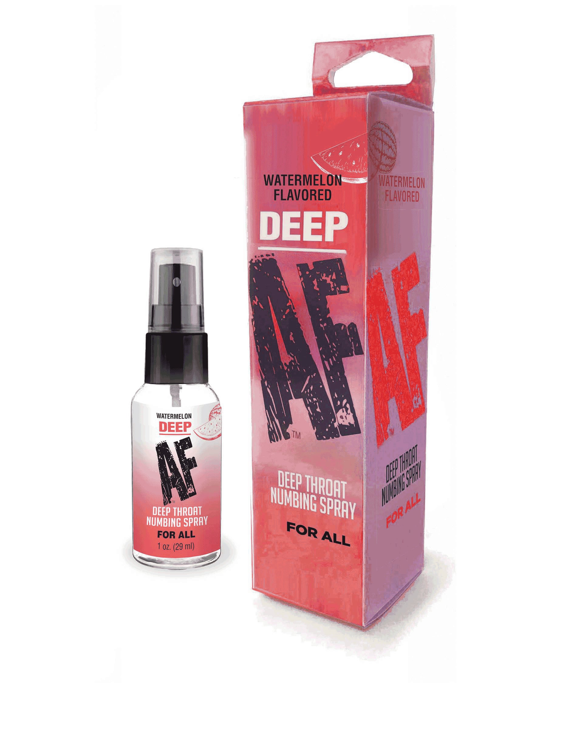 Deep Af Numbing Throat Spray 1 Oz - Watermelon-Lubricants Creams & Glides-Little Genie-Andy's Adult World