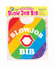 Blow Job Bib - Rainbow-Party Supplies-Little Genie-Andy's Adult World