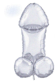 Glitterati Disco Penis 3 Foot Mylar Balloon-Gag Gifts & Novelties-Little Genie-Andy's Adult World