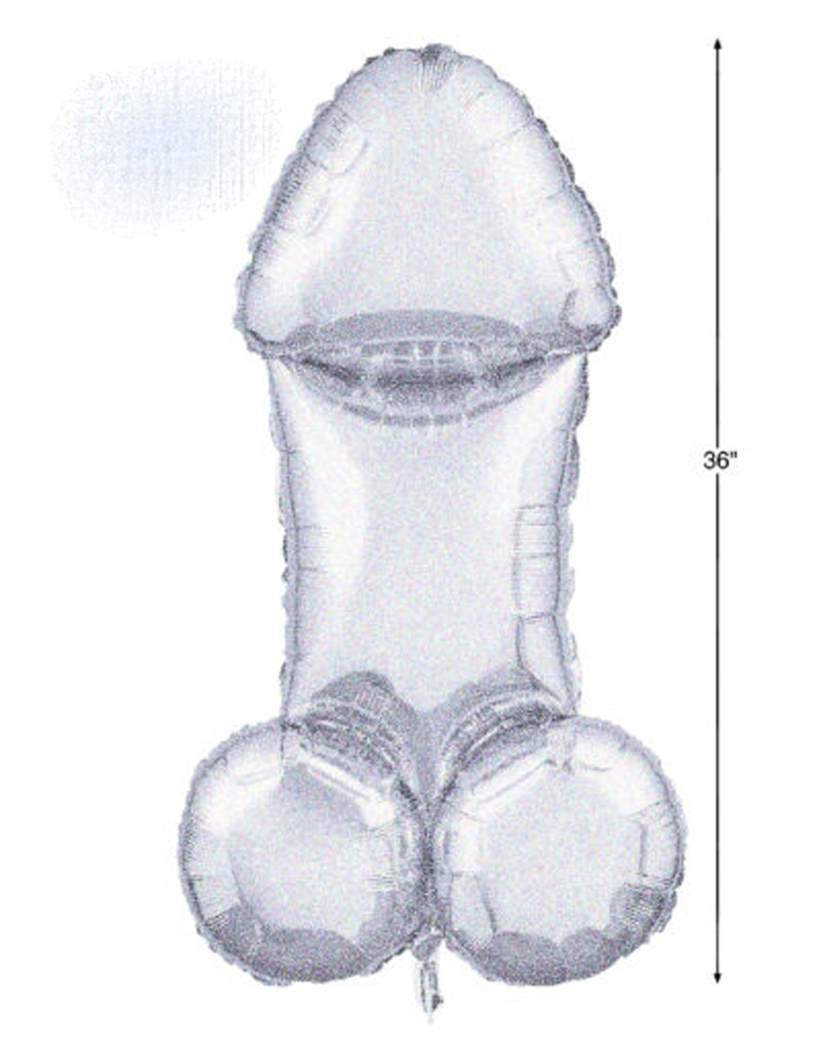 Glitterati Disco Penis 3 Foot Mylar Balloon-Gag Gifts & Novelties-Little Genie-Andy's Adult World