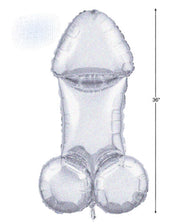 Glitterati Disco Penis 3 Foot Mylar Balloon-Gag Gifts & Novelties-Little Genie-Andy's Adult World