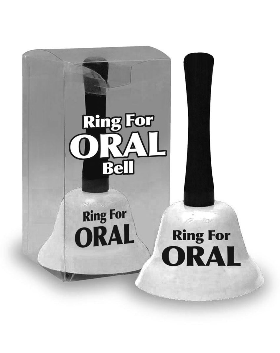 Ring Bell for Oral - White-Party Supplies-Little Genie-Andy's Adult World