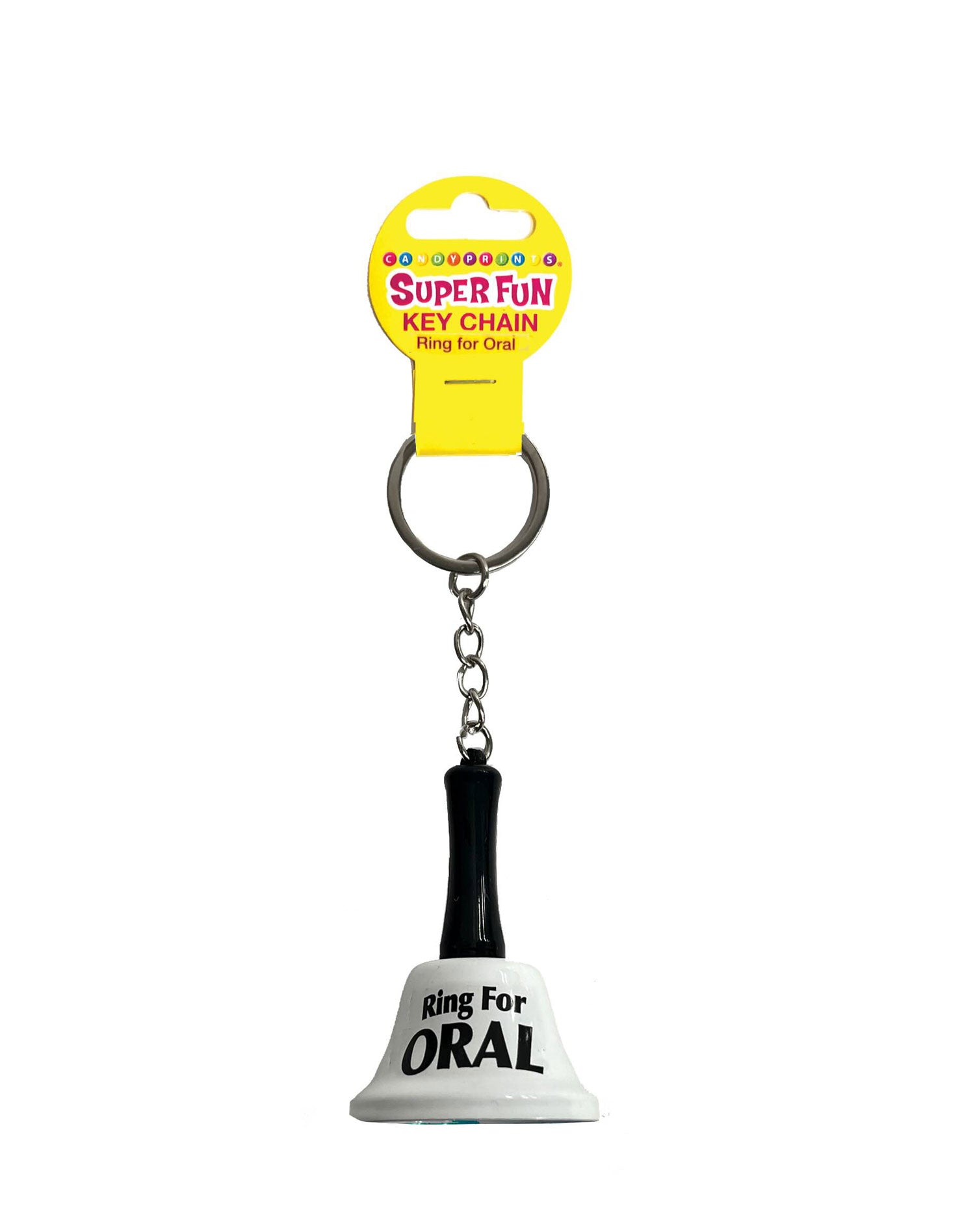 Super Fun Key Chain, Ring for Oral - White-Party Supplies-Little Genie-Andy's Adult World