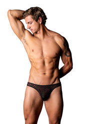 Widow Maker Classic Thong - L/xl - Black-Lingerie & Sexy Apparel-Male Power-Andy's Adult World