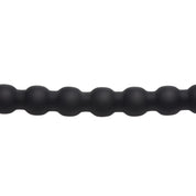 28x Dark Chain Rechargeable Remote Silicone Sound - Black-Bondage & Fetish Toys-XR Brands Master Series-Andy's Adult World