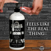 Jizz Unscented Water-Based Lube - 34oz-Lubricants Creams & Glides-XR Brands-Andy's Adult World