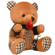 Gagged Teddy Bear Plush-Party Supplies-XR Brands Master Series-Andy's Adult World