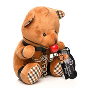 Gagged Teddy Bear Plush-Party Supplies-XR Brands Master Series-Andy's Adult World