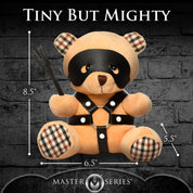 BDSM Teddy Bear Plush-Gag Gifts & Novelties-XR Brands Master Series-Andy's Adult World