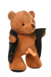 The Flasher Exhibitionist Teddy Bear Plush-Gag Gifts & Novelties-XR Brands Master Series-Andy's Adult World