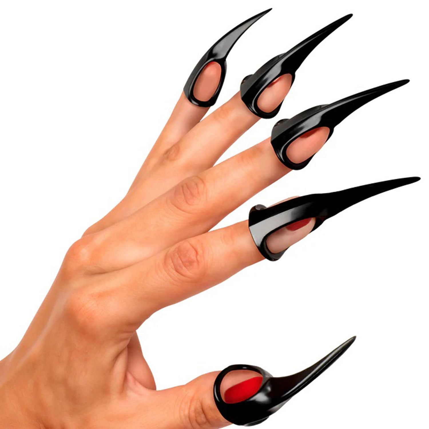 Talons 10 Piece Claws - Black-Bondage & Fetish Toys-XR Brands Master Series-Andy's Adult World