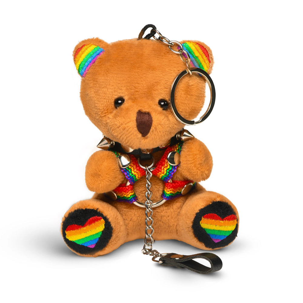 Pride Bear Keychain-Gag Gifts & Novelties-XR Brands-Andy's Adult World