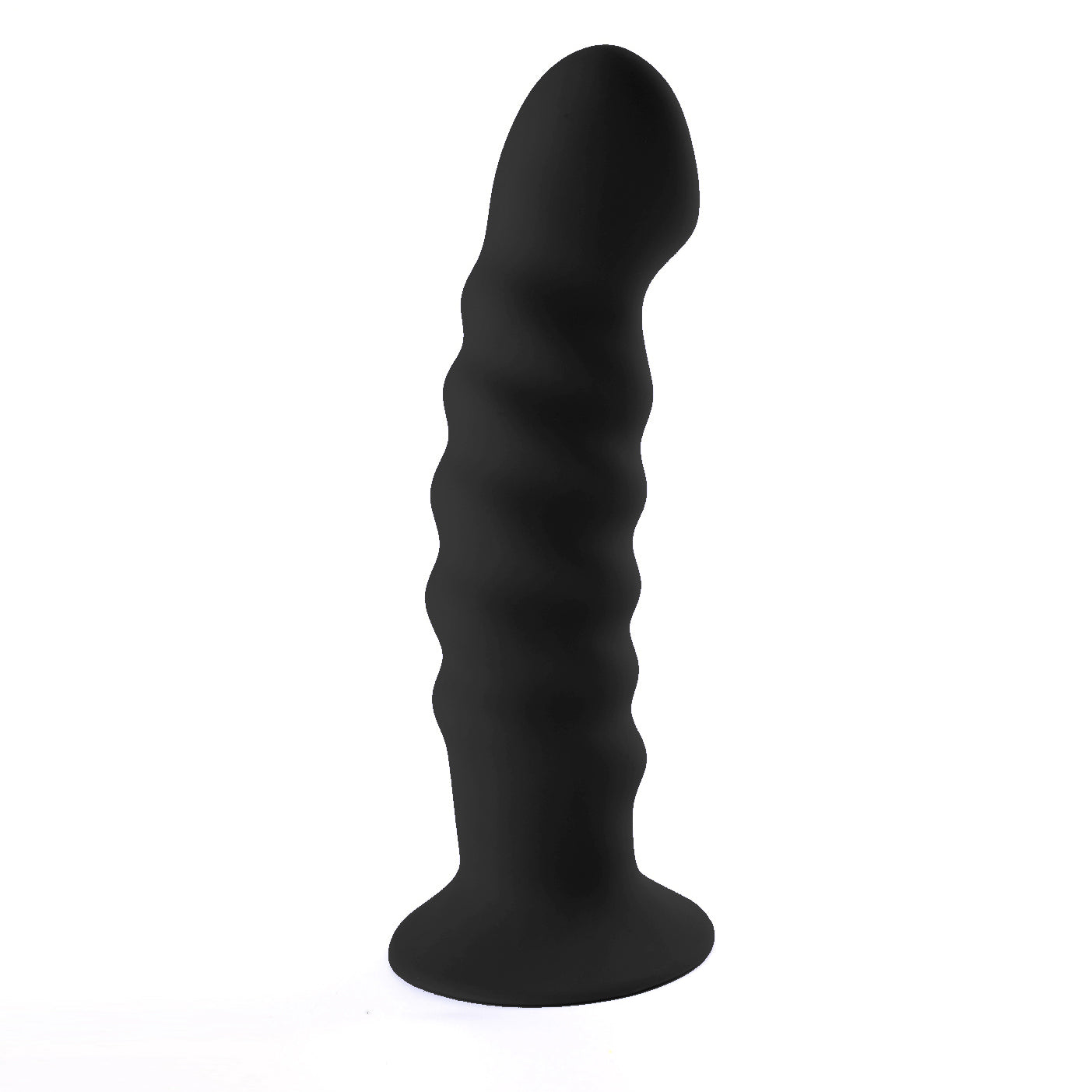 Kendall Silicone Dong Swirled Satin Finish - Black-Dildos & Dongs-Maia Toys-Andy's Adult World