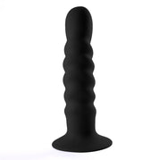 Kendall Silicone Dong Swirled Satin Finish - Black-Dildos & Dongs-Maia Toys-Andy's Adult World