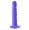 Kendall Silicone Dong Swirled Satin Finish - Neon Purple-Dildos & Dongs-Maia Toys-Andy's Adult World