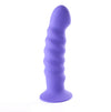 Kendall Silicone Dong Swirled Satin Finish - Neon Purple-Dildos & Dongs-Maia Toys-Andy's Adult World