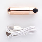 Jessi Gold Super Charged Mini Bullet - Rose Gold-Vibrators-Maia Toys-Andy's Adult World