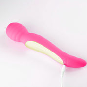 Zoe Twisty Dual Vibrating Pleasure Wand - Pink-Vibrators-Maia Toys-Andy's Adult World