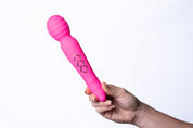 Zoe Twisty Dual Vibrating Pleasure Wand - Pink-Vibrators-Maia Toys-Andy's Adult World