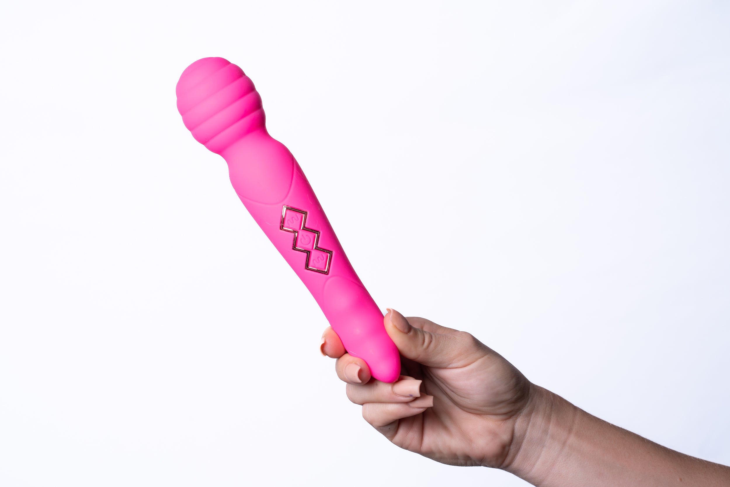 Zoe Twisty Dual Vibrating Pleasure Wand - Pink-Vibrators-Maia Toys-Andy's Adult World