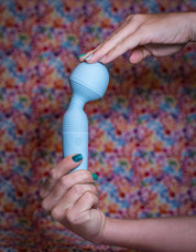 Grace Bendable Vibrating Pleasure Wand - Blue-Vibrators-Maia Toys-Andy's Adult World