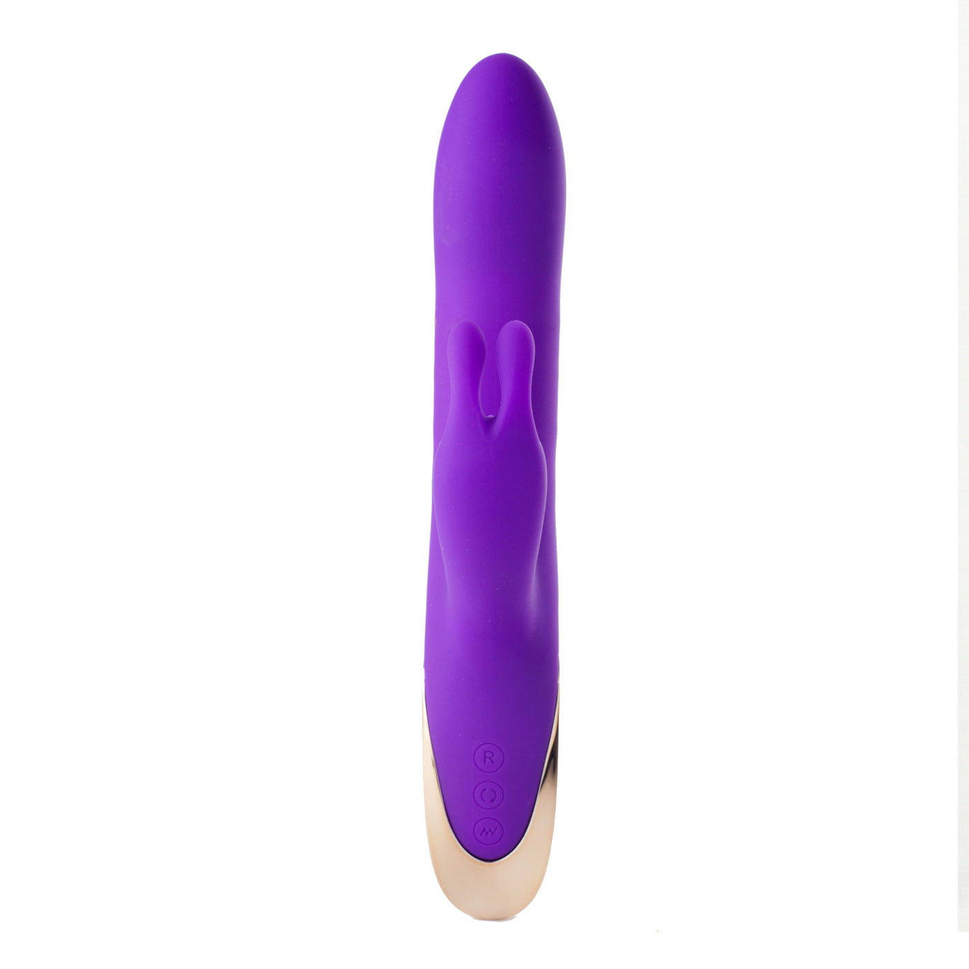 Karlin USB Rechargeable 10-Function Rabbit Vibrator - Purple-Vibrators-Maia Toys-Andy's Adult World